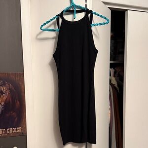 Garage Black Midi Dress